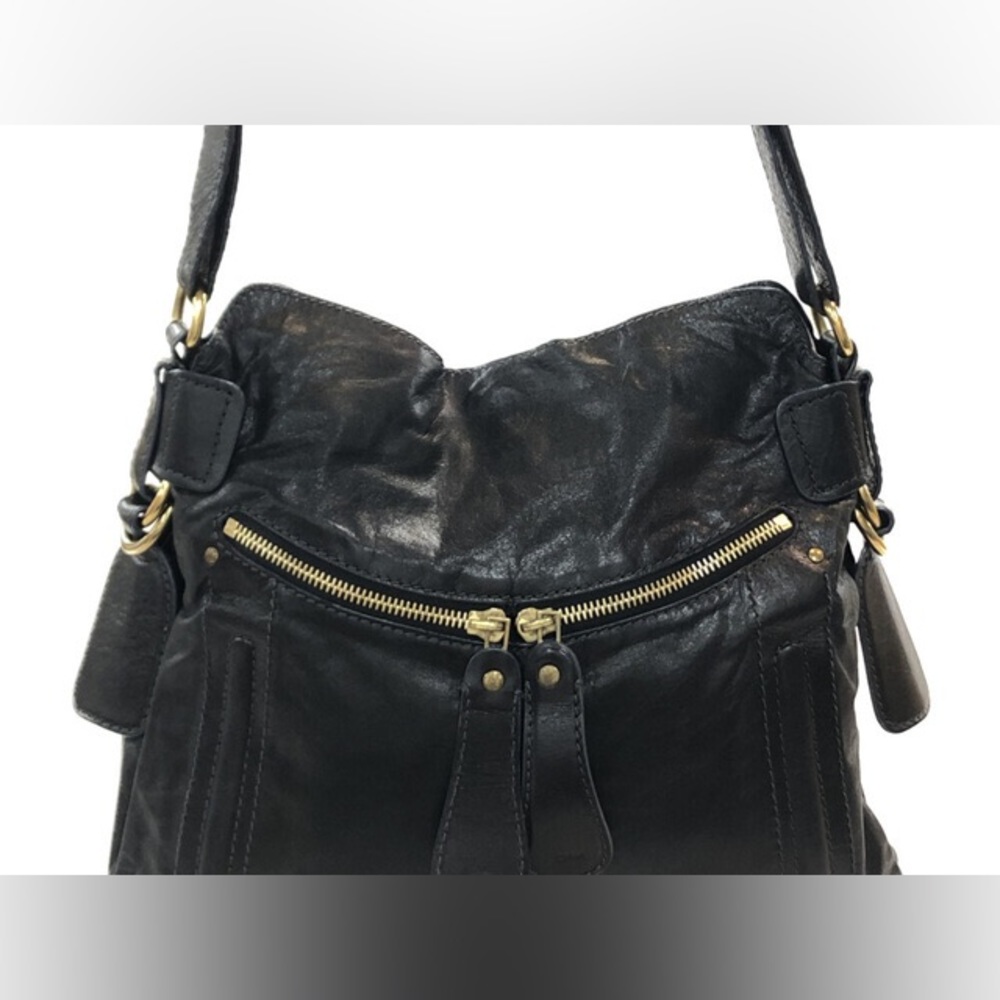 authentic Chloe all leather handbag in Good used condition